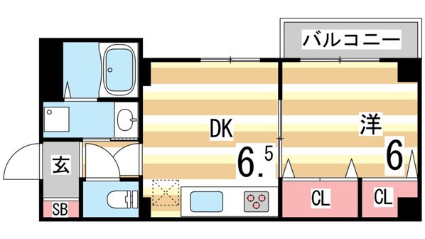 大林マンションの物件間取画像